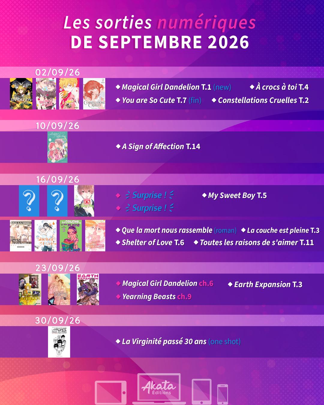 Planning numérique septembre 2026