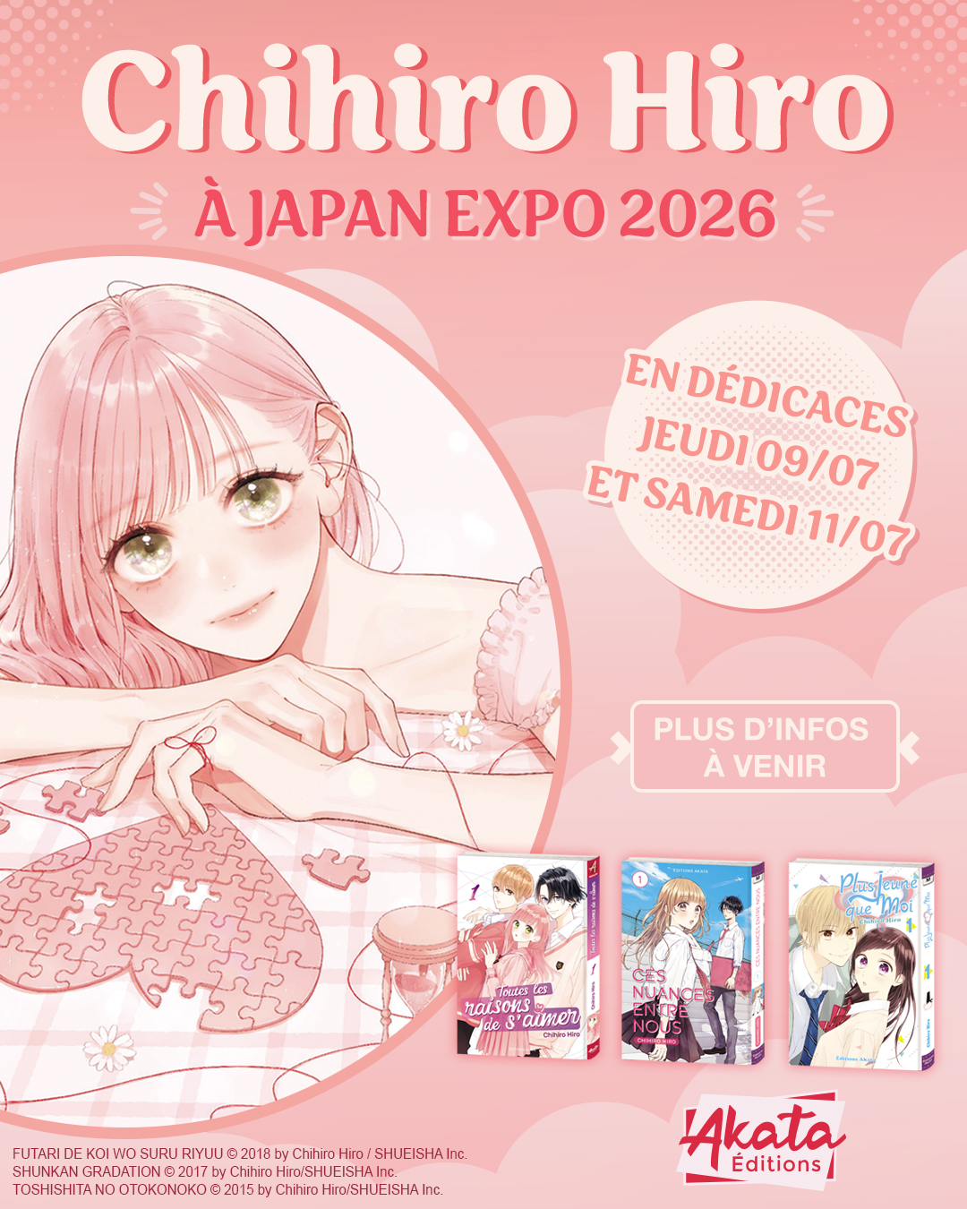 Annonce : Chihiro Hiro à Japan Expo 2026