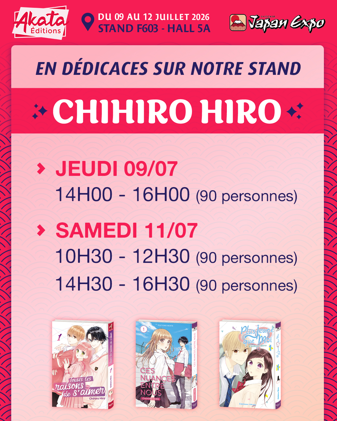 Dédicaces Chihiro Hiro