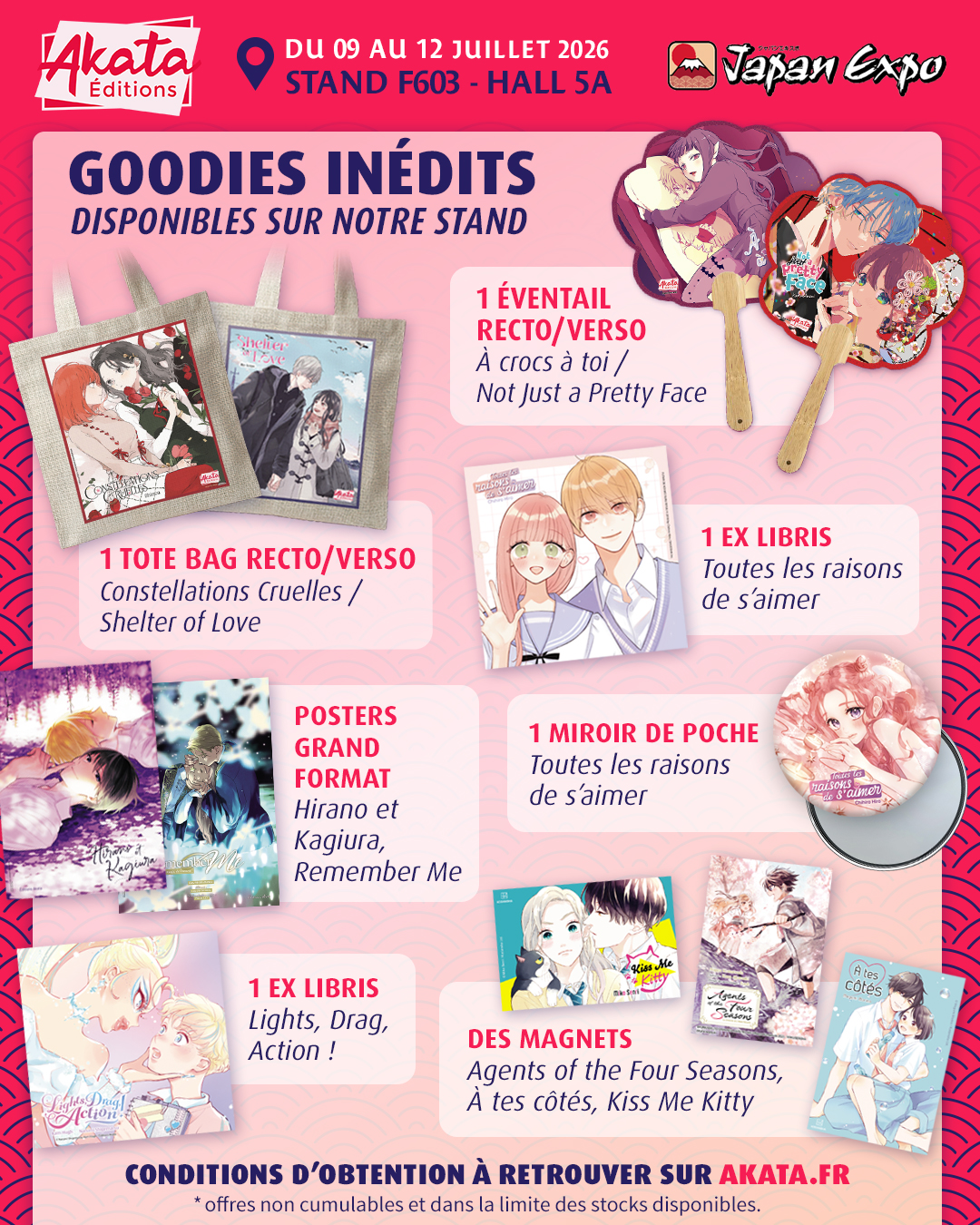 Goodies Japan Expo, partie 1 Goodies Japan Expo, partie 1