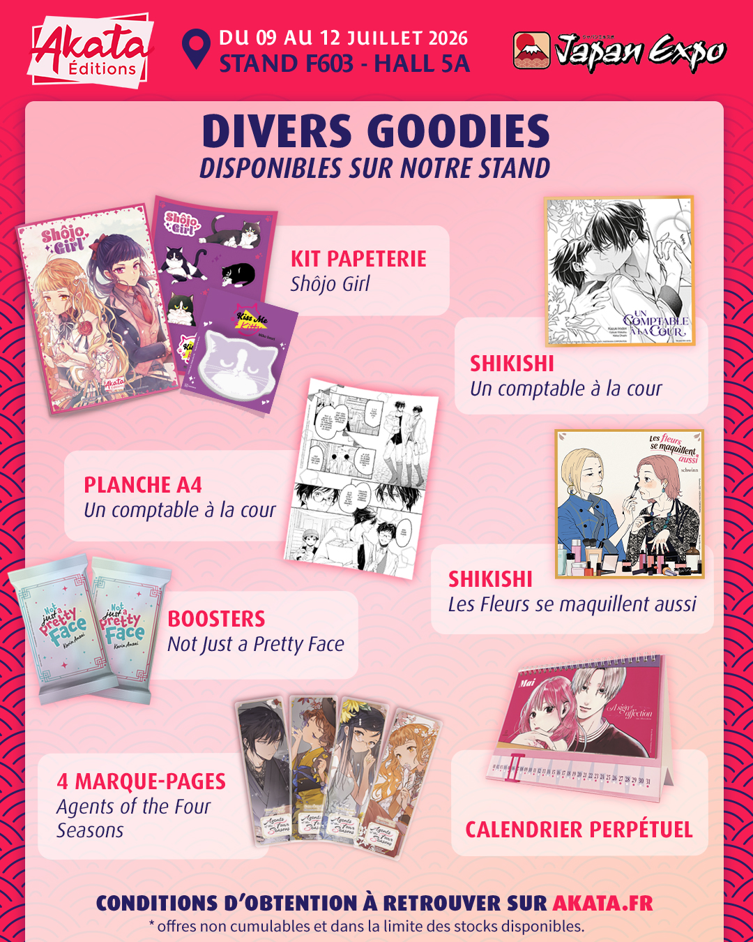 Goodies Japan Expo, partie 2 Goodies Japan Expo, partie 2