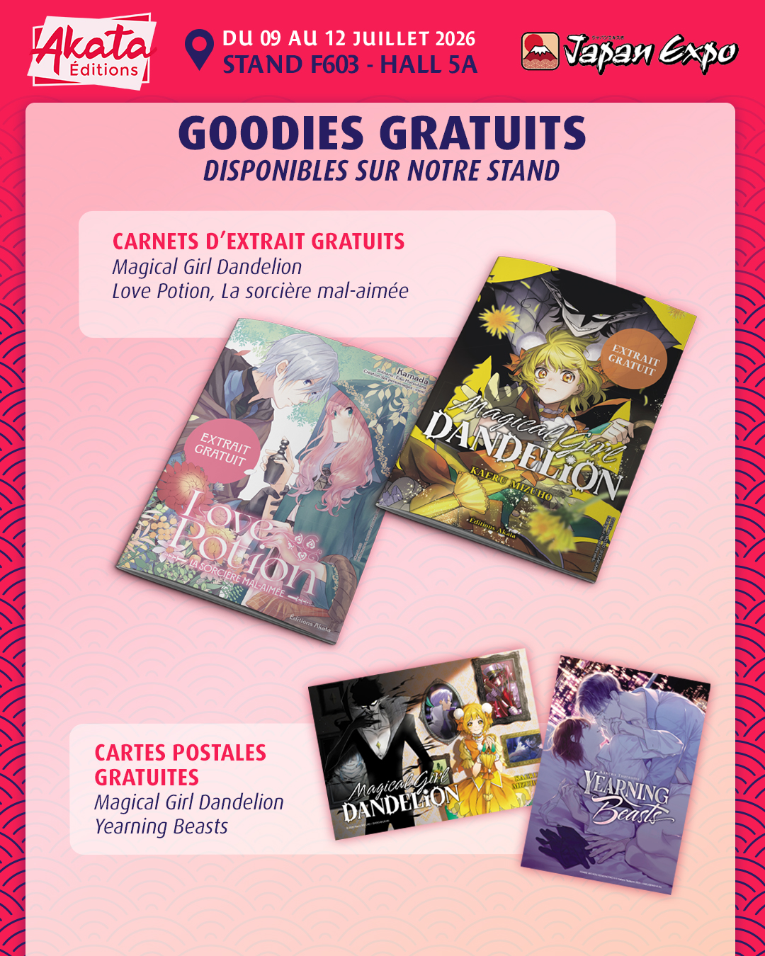 Goodies Japan Expo, partie 3 Goodies Japan Expo, partie 3