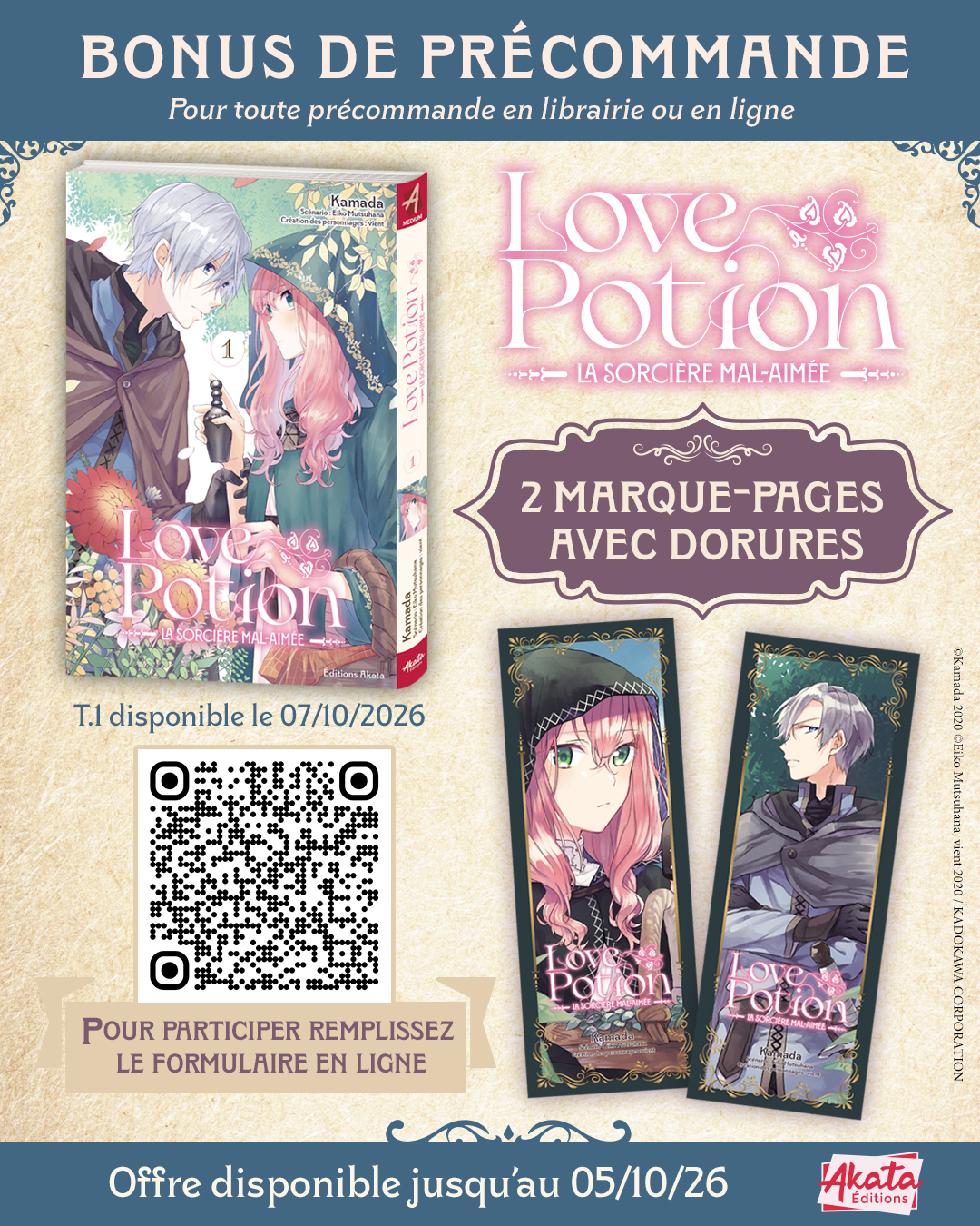Campagne de précommande Love Potion Campagne de précommande Love Potion